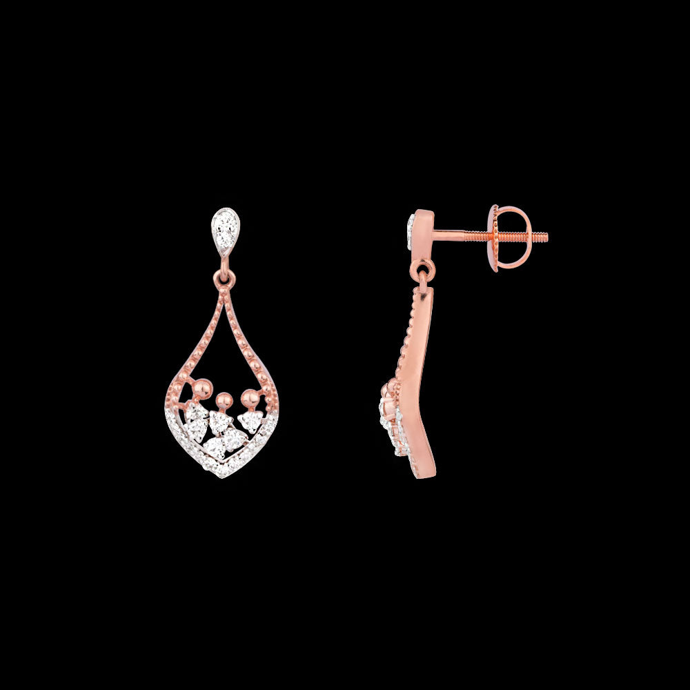 14K Rose Gold Diamond Jewellery - 0.305ct VS-GH