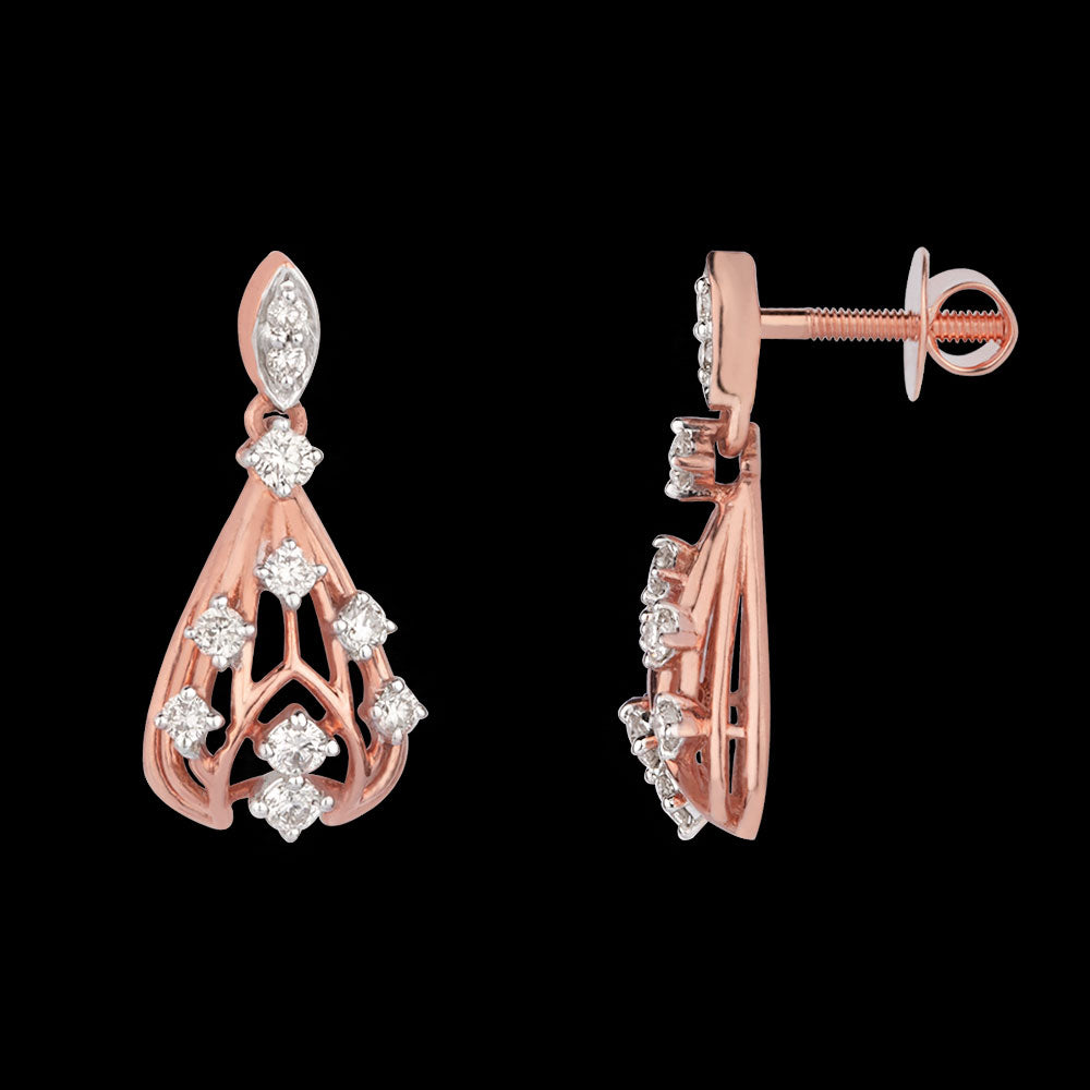 14K Rose Gold Diamond Jewellery - 0.3ct SI-IJ