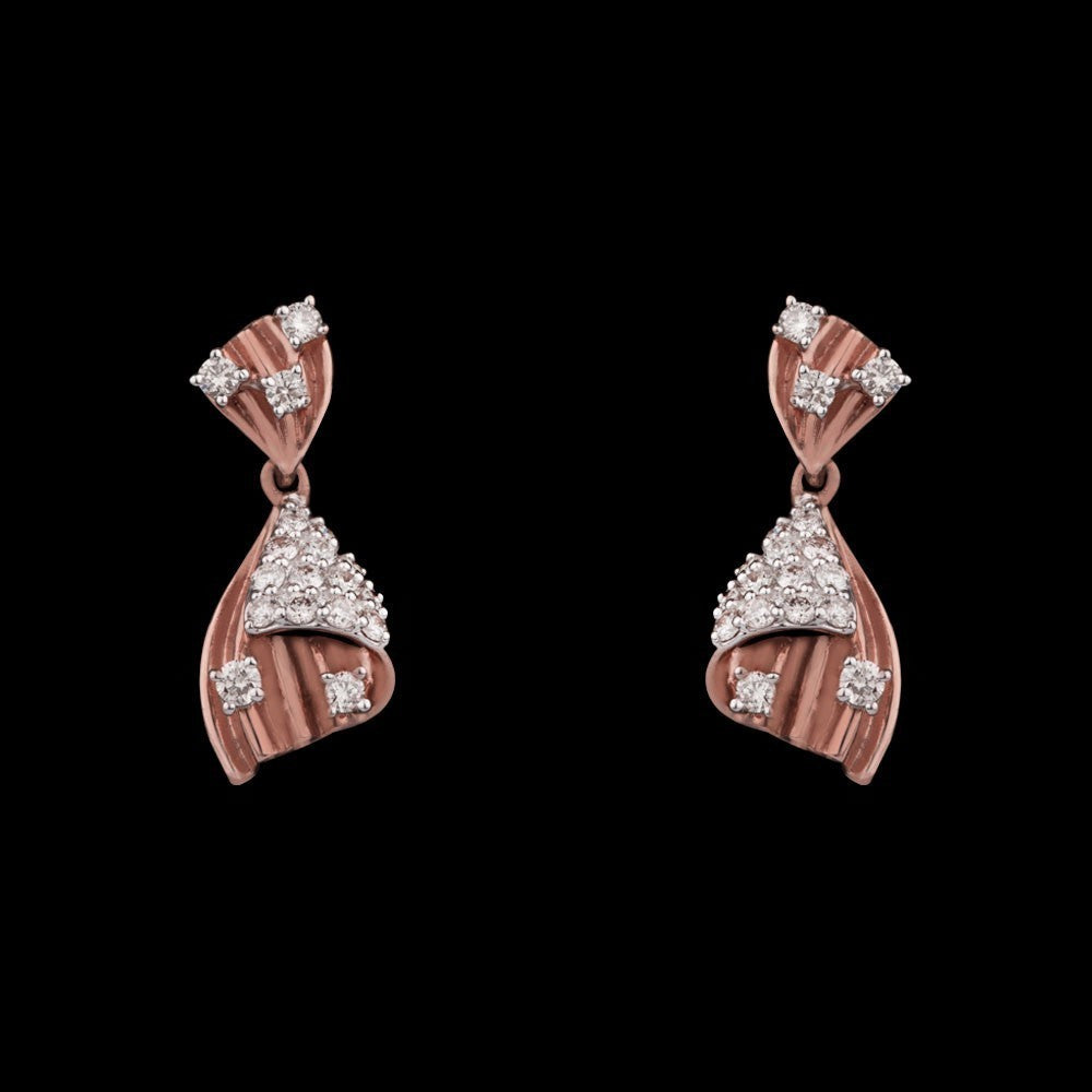 14K Rose Gold Diamond Jewellery - 0.39ct SI-IJ