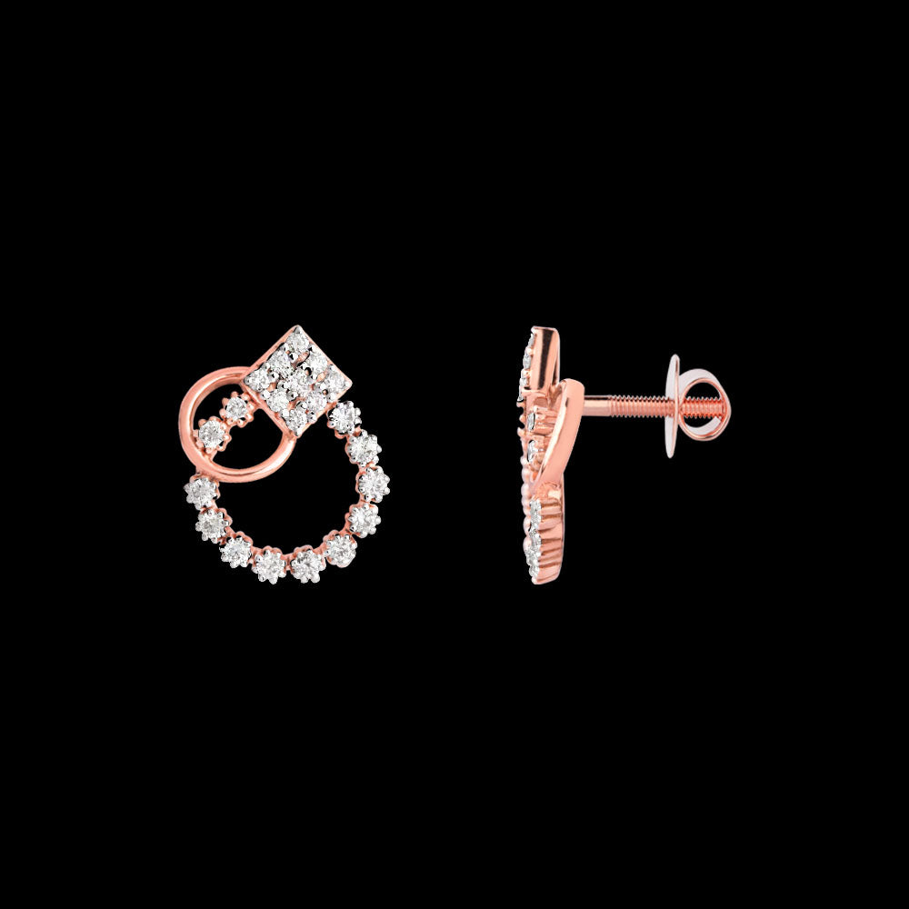 14K Rose Gold Diamond Jewellery - 0.38ct SI-IJ