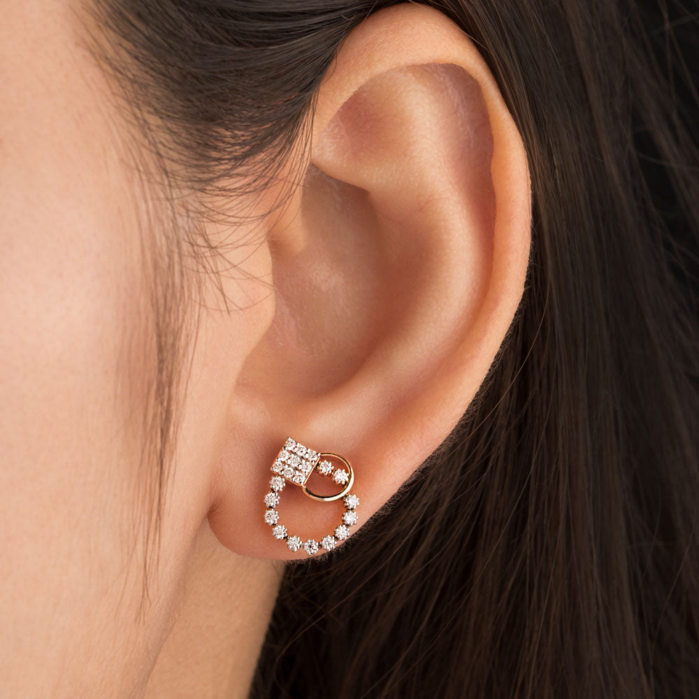 14K Rose Gold Diamond Jewellery - 0.38ct SI-IJ
