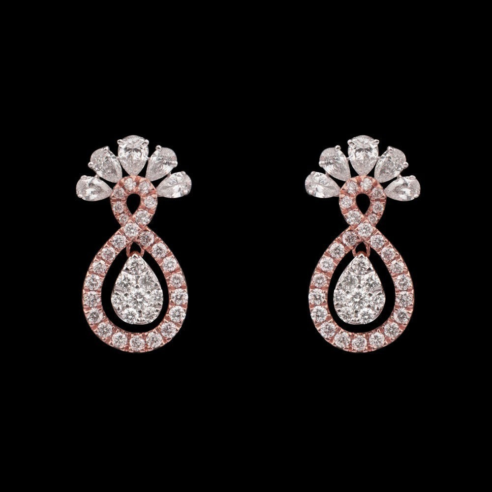14K Rose Gold Diamond Jewellery - 1ct SI-GH