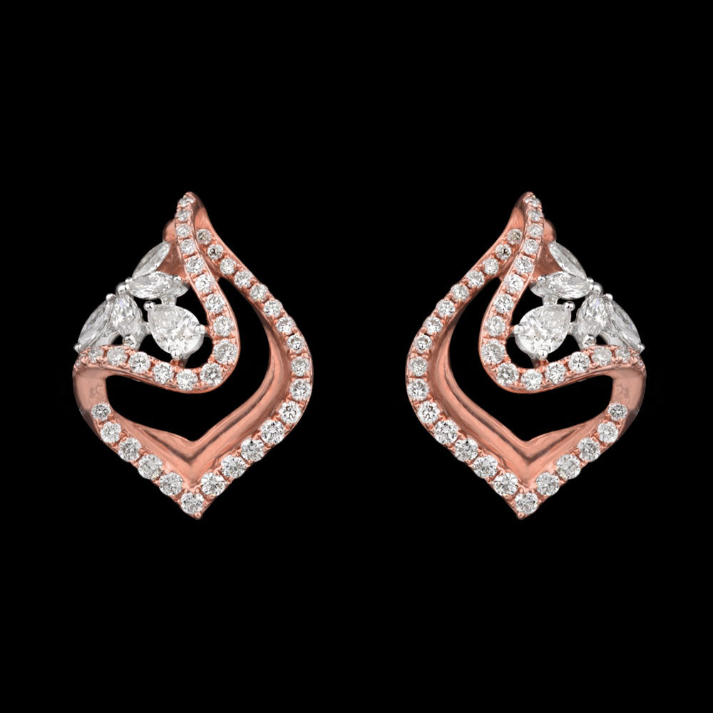 14K Rose Gold Diamond Jewellery - 0.78ct SI-GH