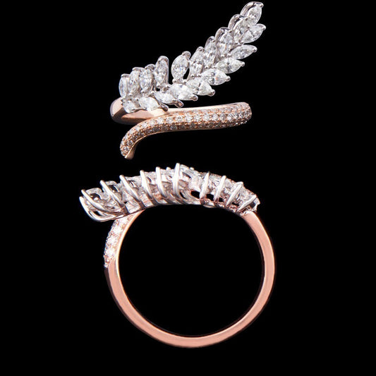 14K Rose Gold Diamond Ring - 1.18ct VS-GH