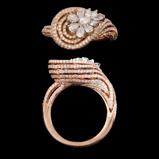 14K Rose Gold Diamond Ring - 1.5ct SI-GH