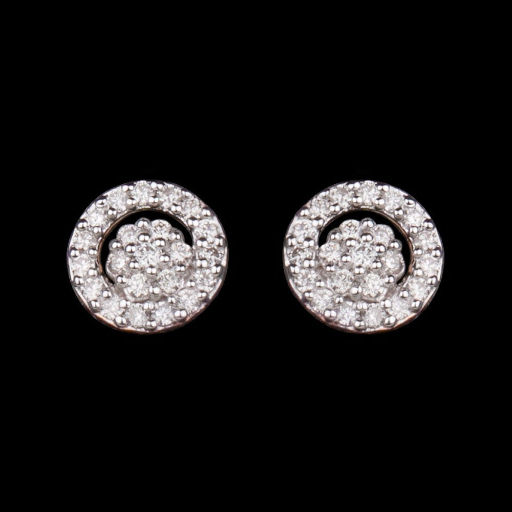 14K Rose Gold Diamond Earrings - 0.29ct VS-GH