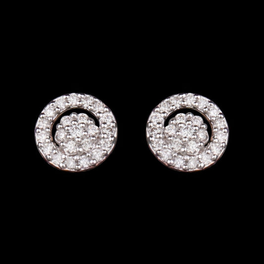 14K Rose Gold Diamond Earrings - 0.29ct VS-GH