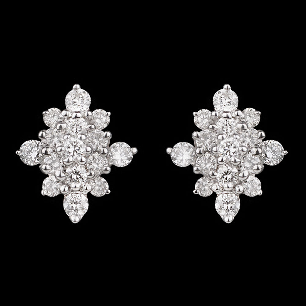 14K Rose Gold Diamond Earrings - 0.26ct SI-IJ