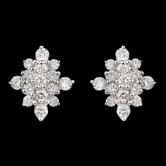 14K Rose Gold Diamond Earrings - 0.26ct SI-IJ