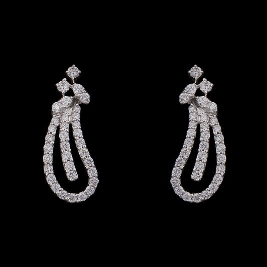 14K Rose Gold Diamond Earrings - 0.54ct VS-GH