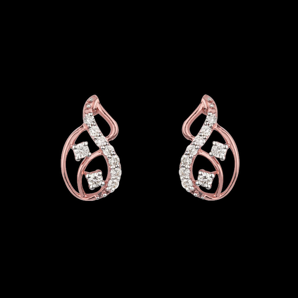 14K Rose Gold Diamond Jewellery - 0.17ct VVS-VS-HI