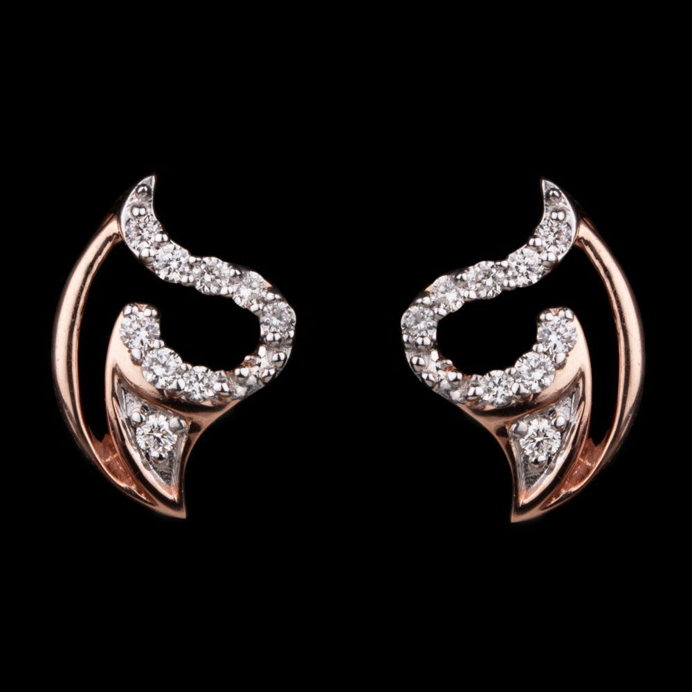 14K Rose Gold Diamond Jewellery - 0.15ct VS-GH