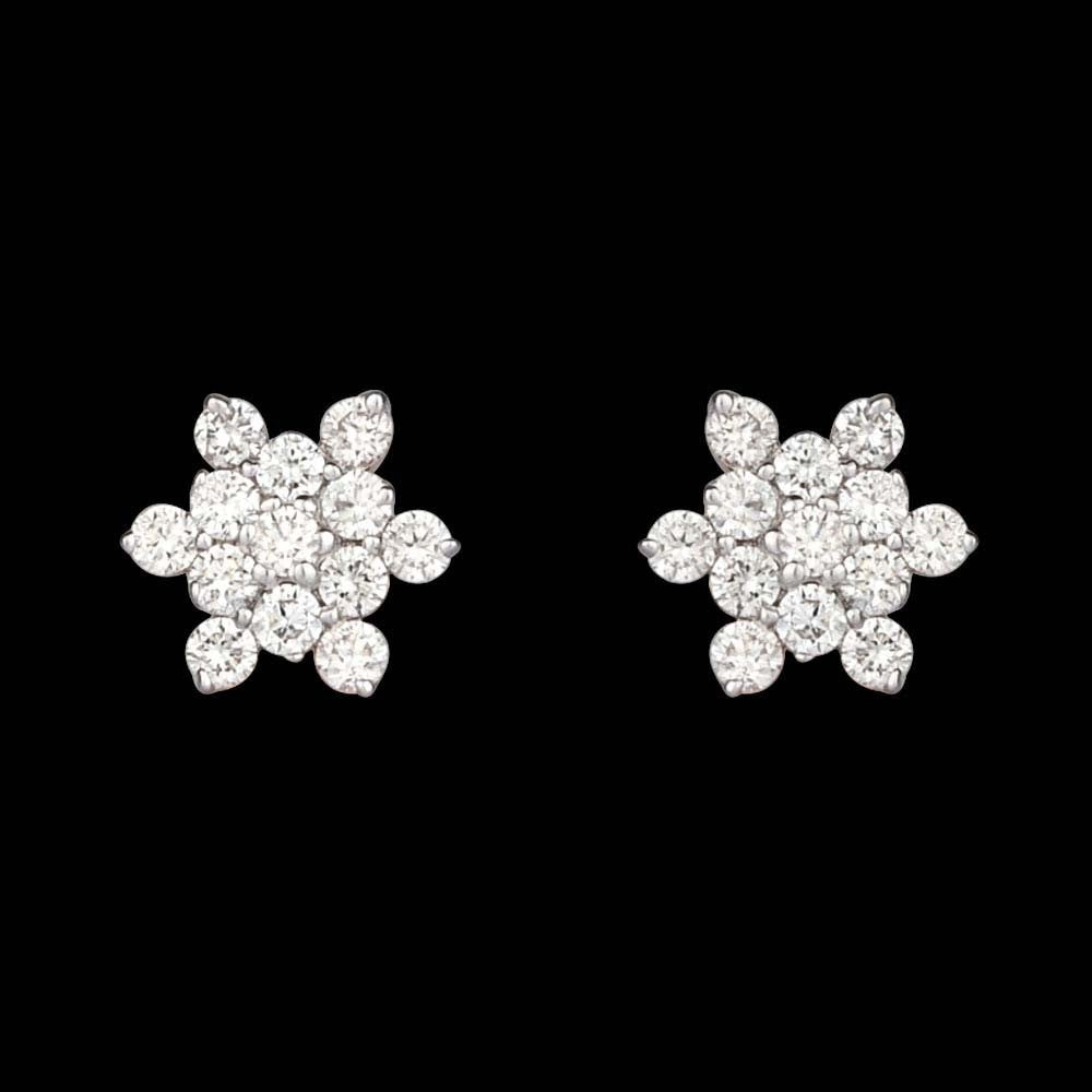 14K Rose Gold Diamond Earrings - 0.38ct SI-GH