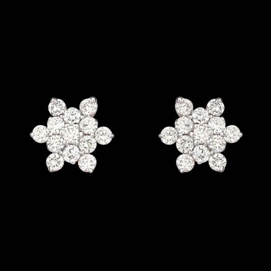 14K Rose Gold Diamond Earrings - 0.38ct SI-GH