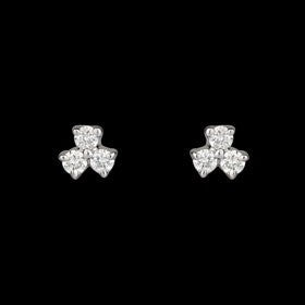 14K Rose Gold Diamond Earrings - 0.07ct SI-GH
