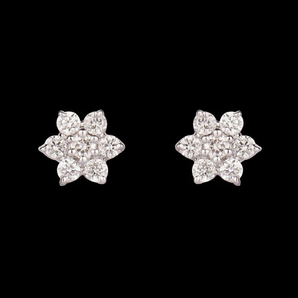 14K Rose Gold Diamond Earrings - 0.25ct SI-GH
