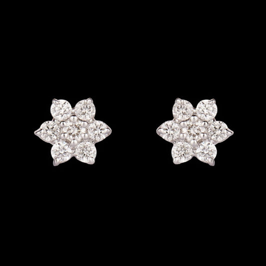 14K Rose Gold Diamond Earrings - 0.25ct SI-GH