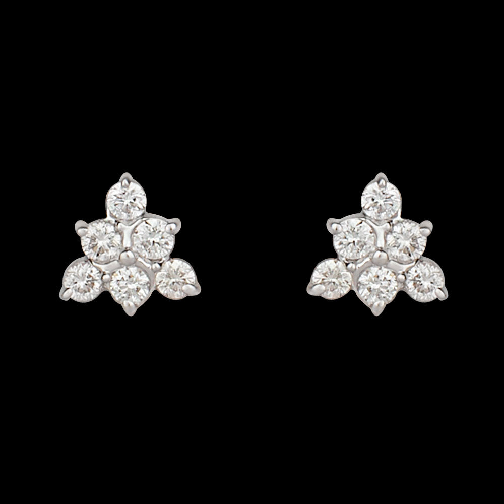14K Rose Gold Diamond Earrings - 0.23ct SI-GH