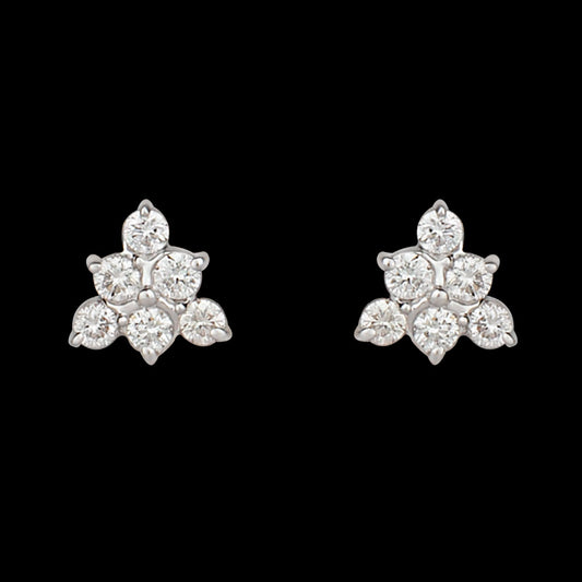 14K Rose Gold Diamond Earrings - 0.23ct SI-GH