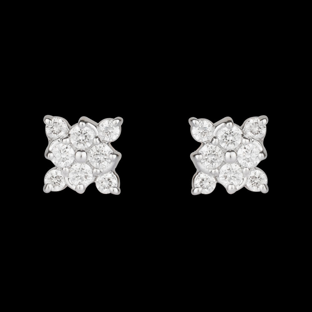 14K Rose Gold Diamond Earrings - 0.28ct SI-GH