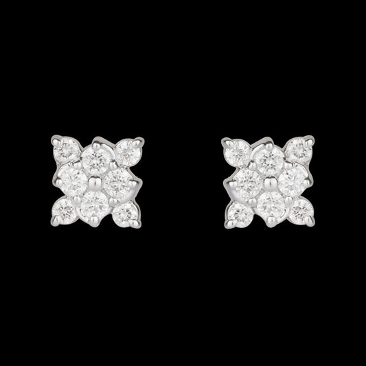 14K Rose Gold Diamond Earrings - 0.28ct SI-GH