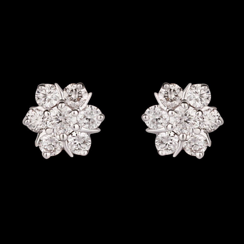 14K Rose Gold Diamond Earrings - 0.3ct SI-GH