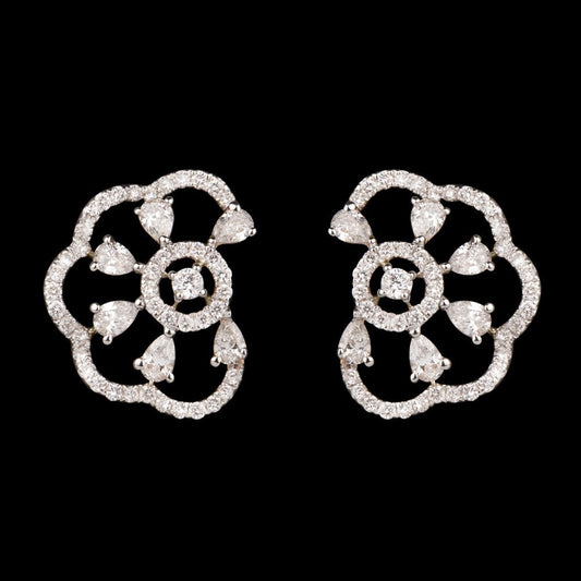 14K Rose Gold Diamond Earrings - 1.27ct VS-FG
