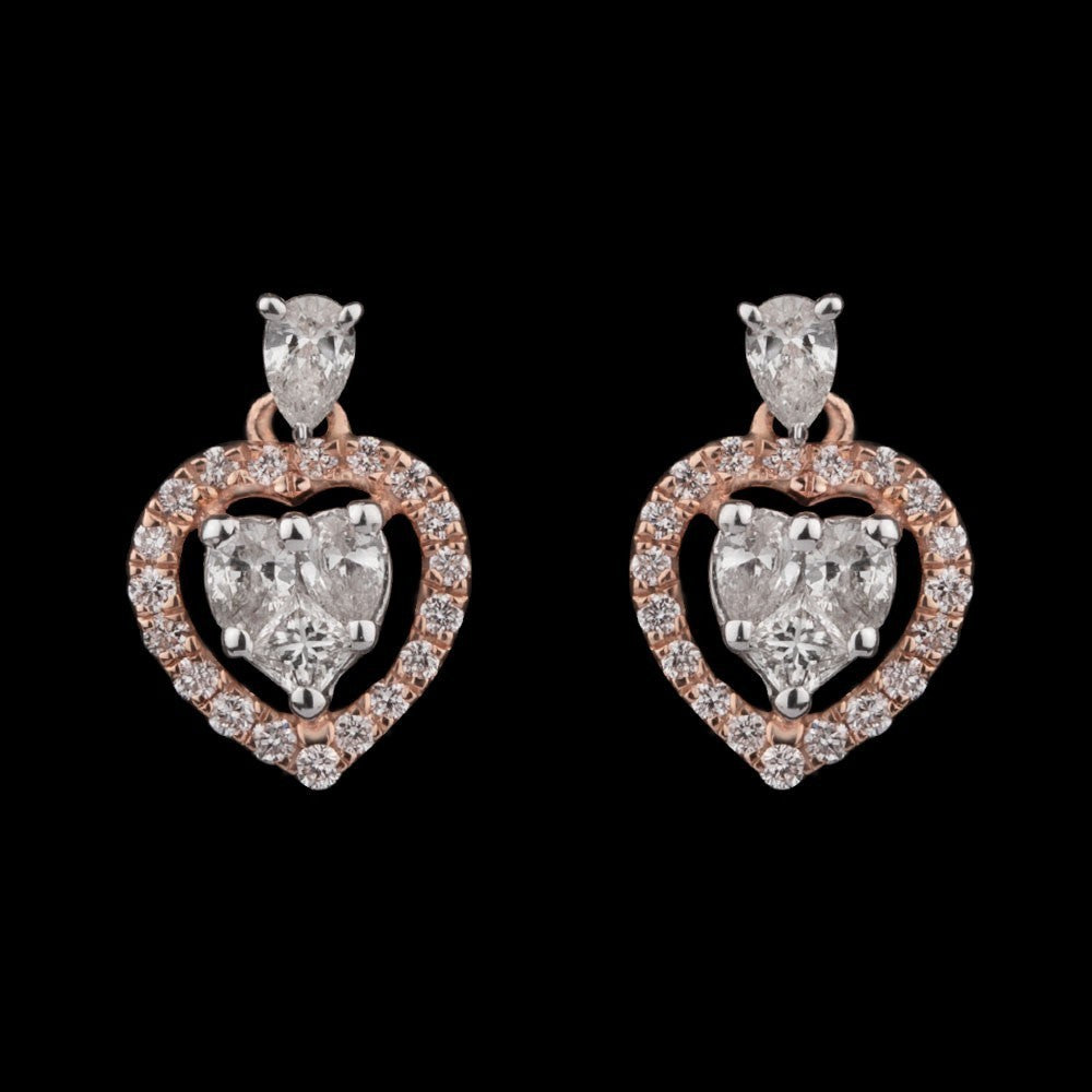 14K Rose Gold Diamond Jewellery - 0.51ct VS-FG