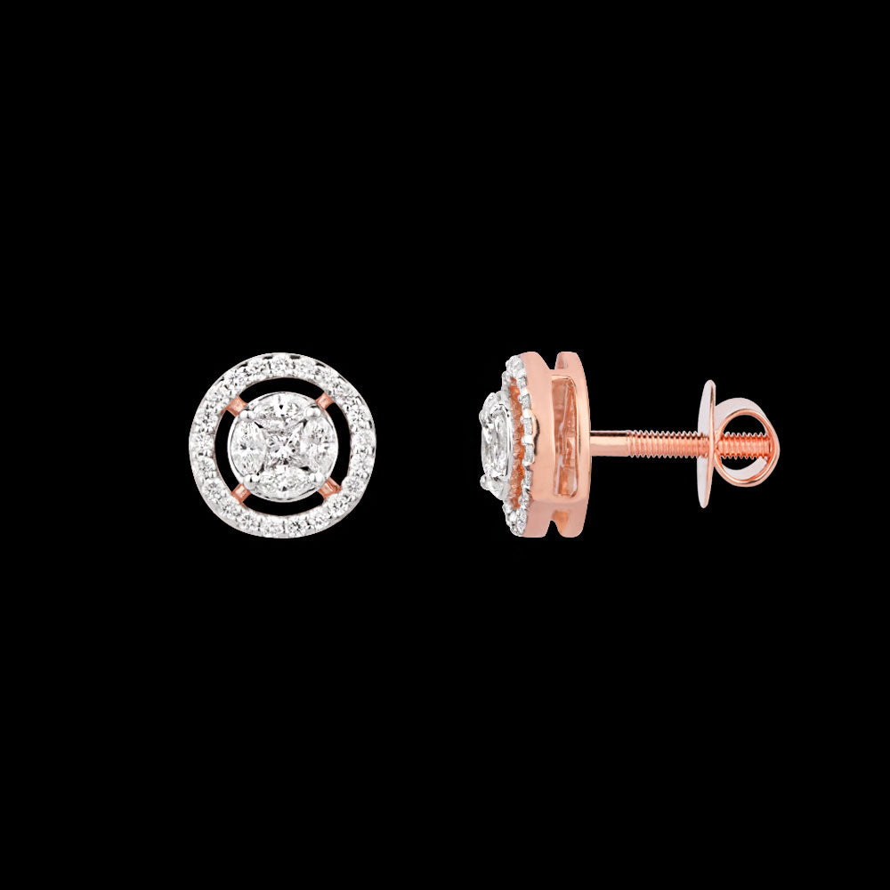 14K Rose Gold Diamond Jewellery - 0.74ct VS-SI-FG