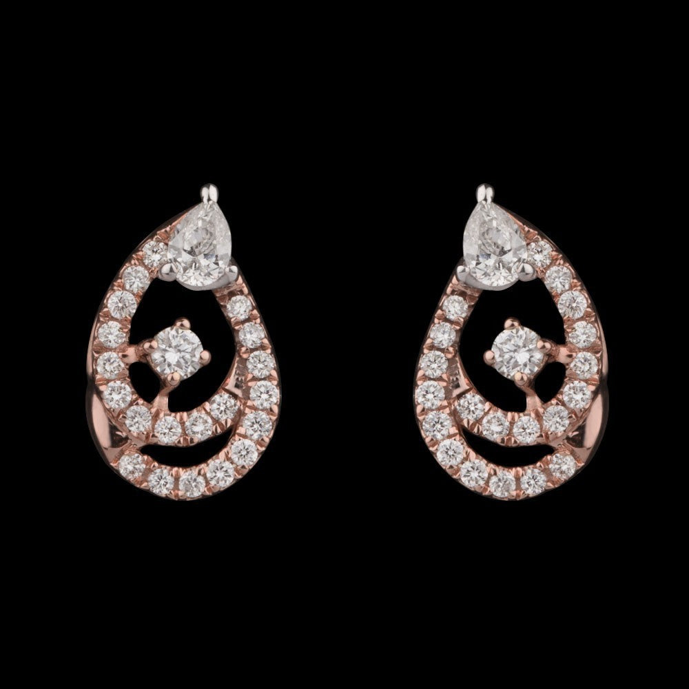 14K Rose Gold Diamond Jewellery - 0.31ct VS-FG