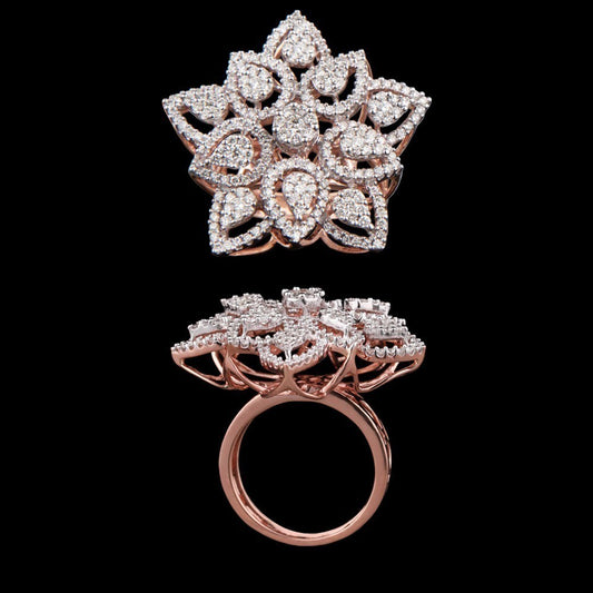 14K Rose Gold Diamond Ring - 1.54ct SI-GHI