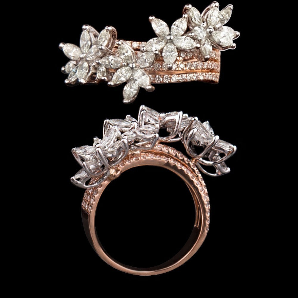 14K Rose Gold Diamond Ring - 2.19ct SI-IJ