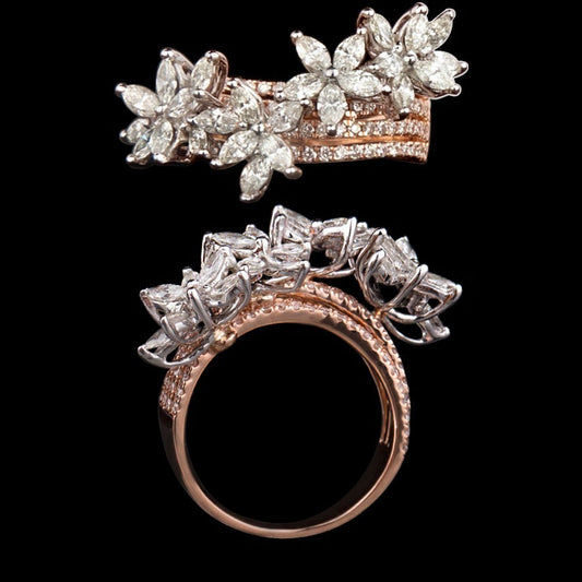 14K Rose Gold Diamond Ring - 2.19ct SI-IJ