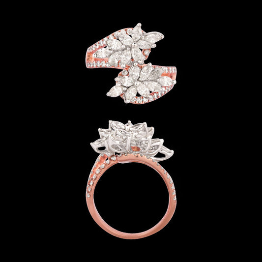 14K Rose Gold Diamond Ring - 1.76ct SI-IJ