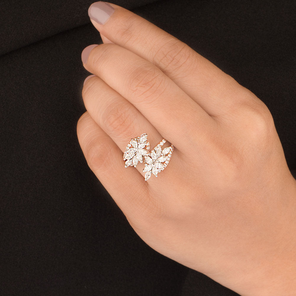 14K Rose Gold Diamond Ring - 1.76ct SI-IJ