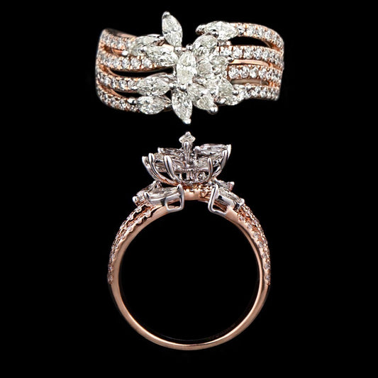 14K Rose Gold Diamond Ring - 1.54ct SI-IJ