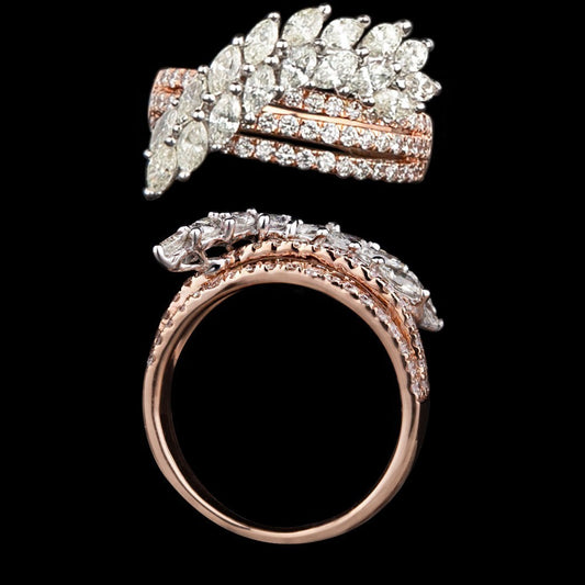 14K Rose Gold Diamond Ring - 1.79ct SI-IJ