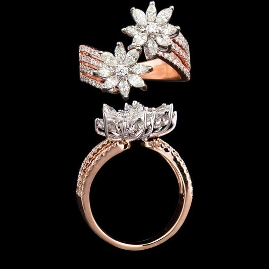 14K Rose Gold Diamond Ring - 1.49ct SI-IJ