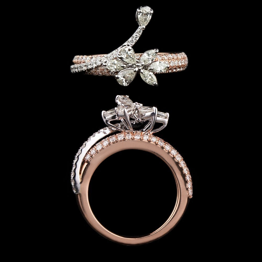 14K Rose Gold Diamond Ring - 1.22ct SI-IJ