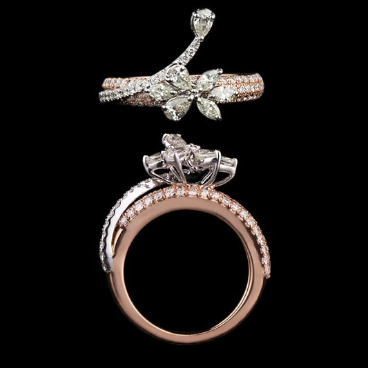 14K Rose Gold Diamond Ring - 1.22ct SI-IJ