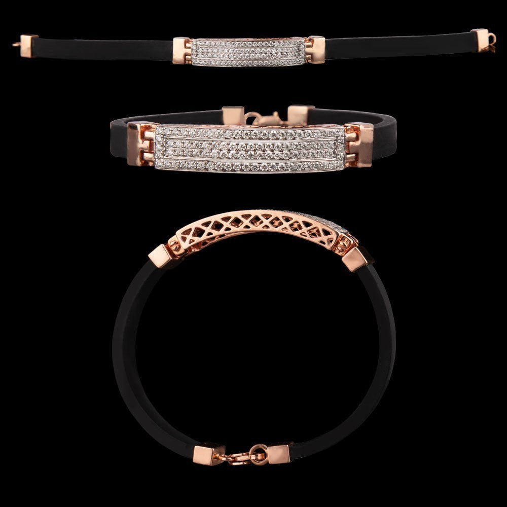 14K Rose Gold Diamond Bracelet - 2.01ct VVS-EF