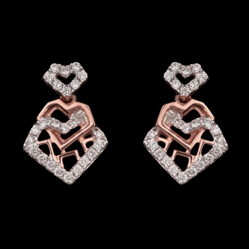 14K Rose Gold Diamond Jewellery - 0.26ct VVS-VS-GH