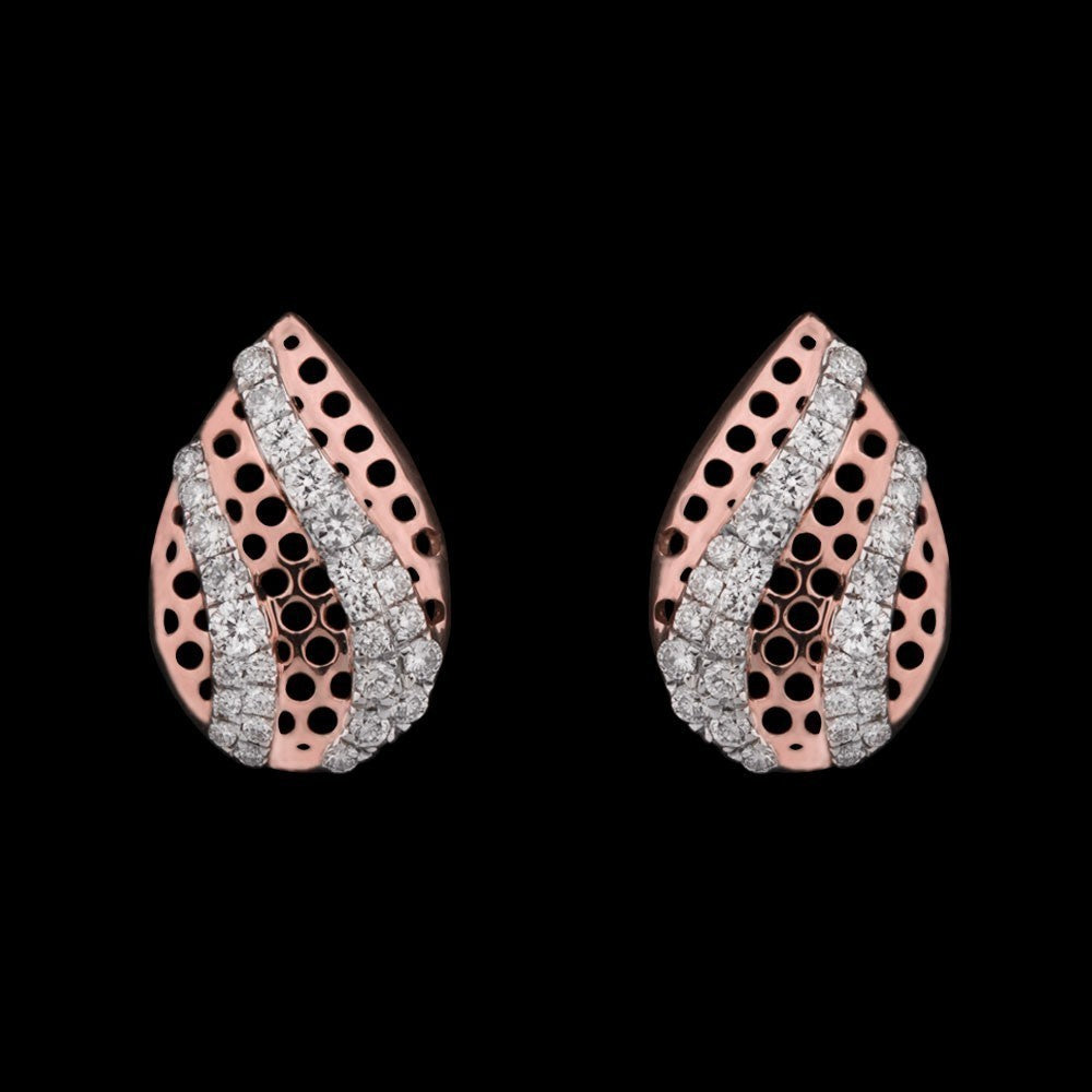 14K Rose Gold Diamond Jewellery - 0.44ct VVS-VS-GH