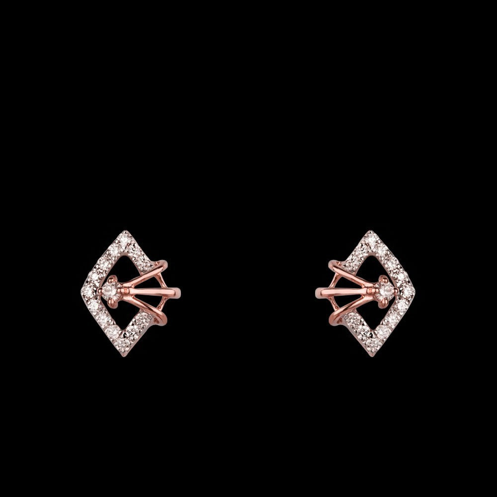 14K Rose Gold Diamond Jewellery - 0.27ct VVS-VS-GH