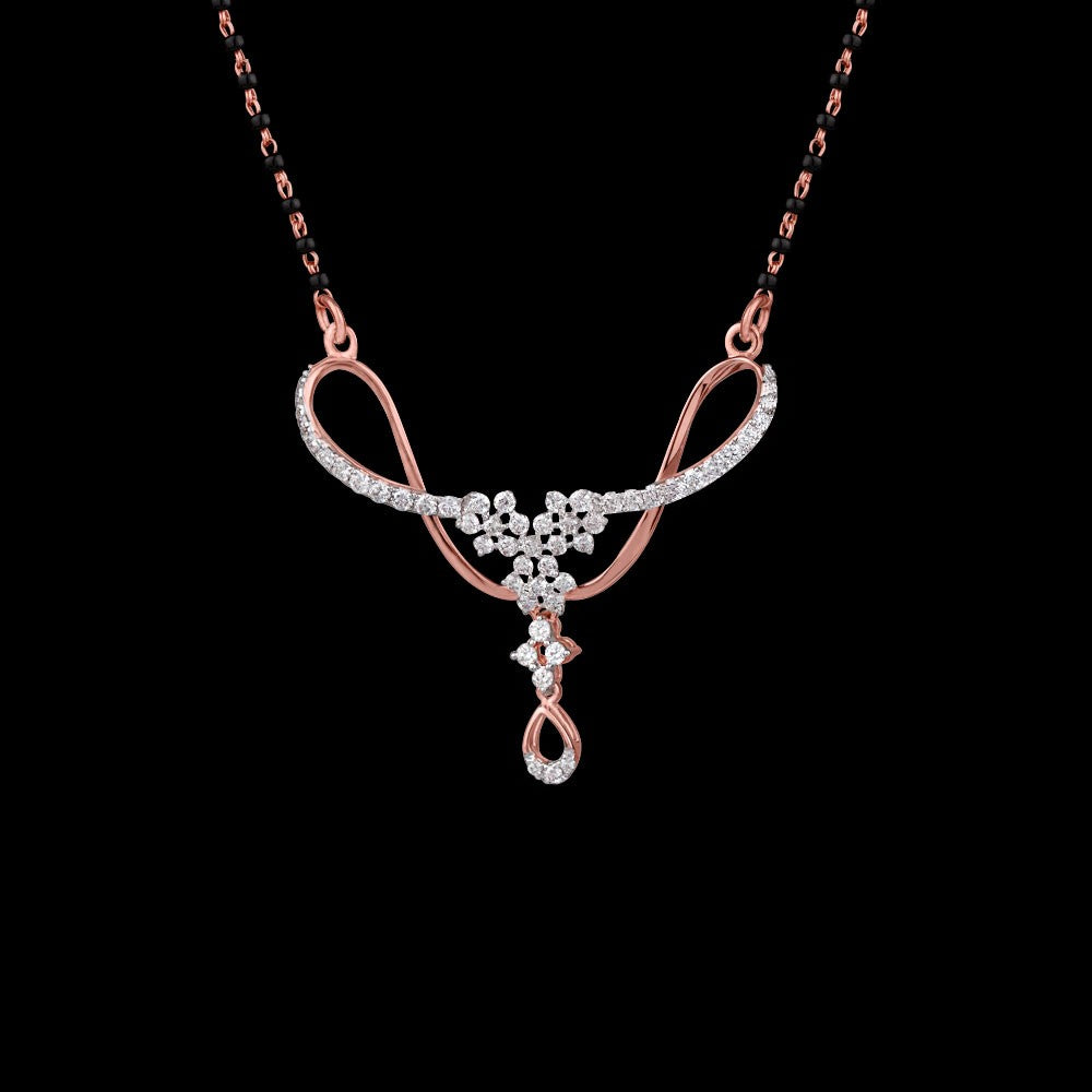 14K Rose Gold Diamond Tanmaniya - 0.87ct VVS-VS-GH