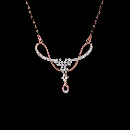 14K Rose Gold Diamond Tanmaniya - 0.87ct VVS-VS-GH