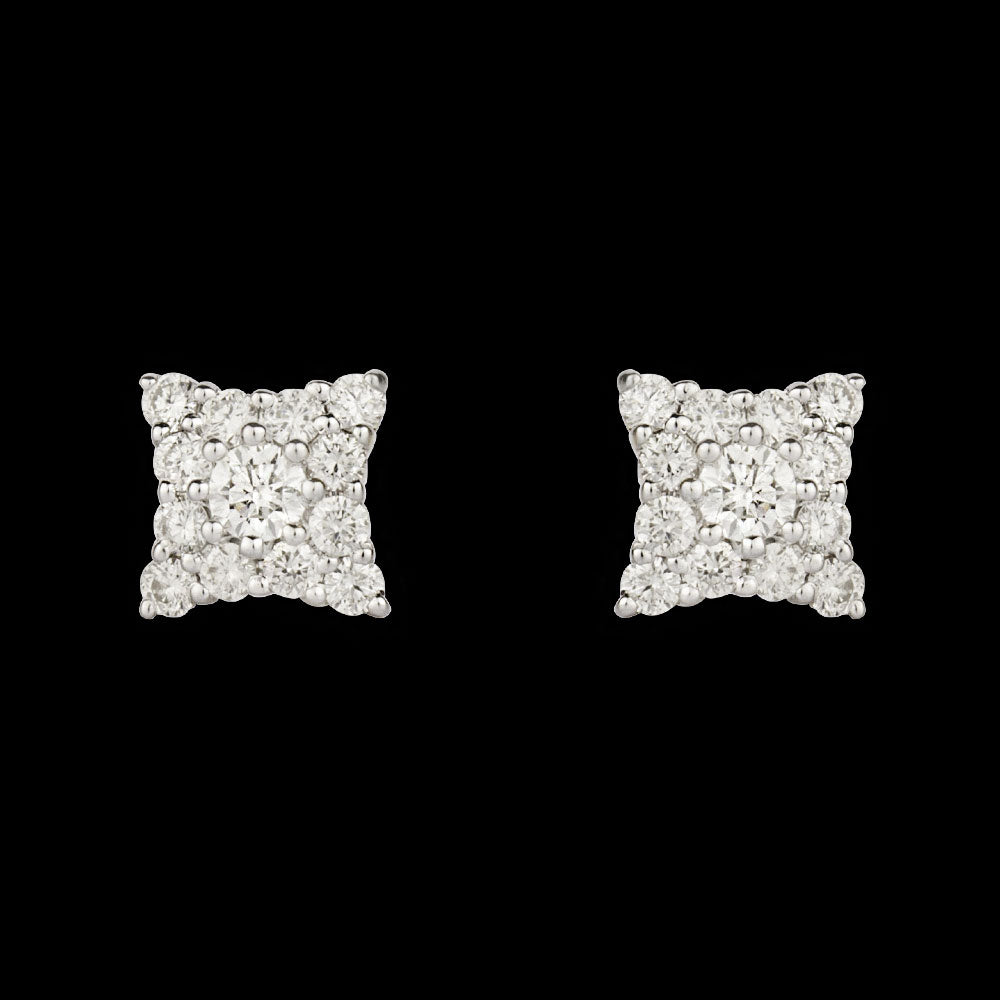 14K Rose Gold Diamond Earrings - 0.25ct VVS-VS-IJ