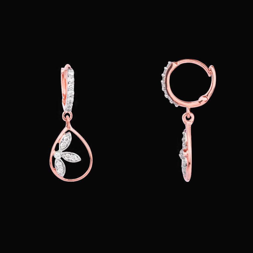 14K Rose Gold Diamond Jewellery - 0.2ct VVS-VS-HI