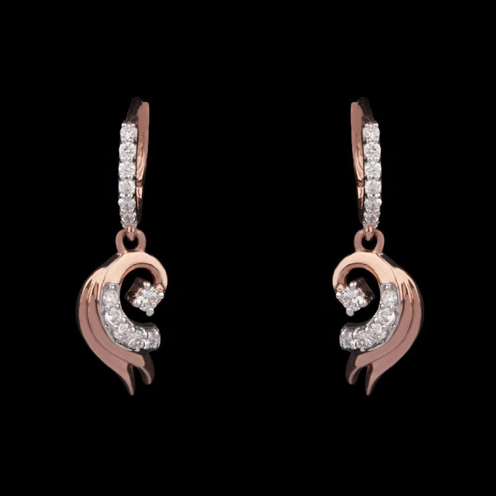 14K Rose Gold Diamond Jewellery - 0.28ct VVS-VS-GH