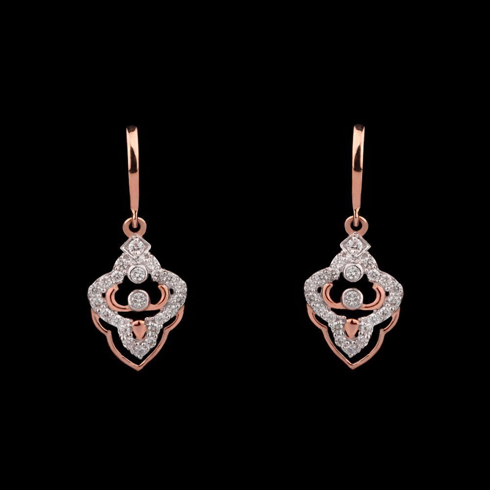 14K Rose Gold Diamond Jewellery - 0.32ct VVS-VS-GH